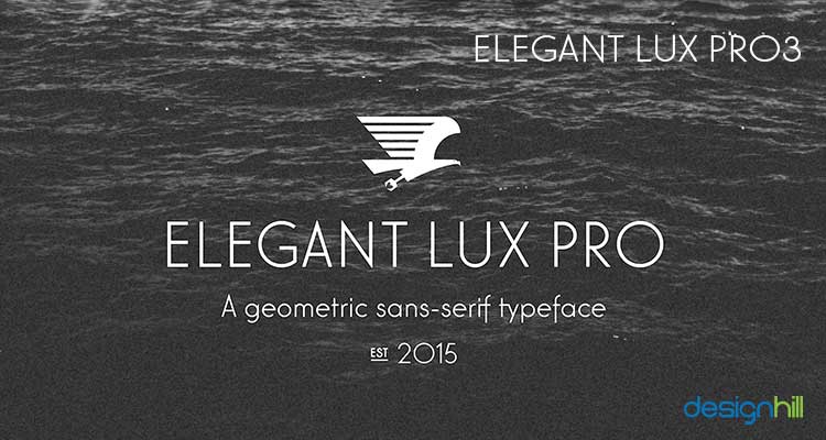 Logo con fuente Elegant Lux Pro3