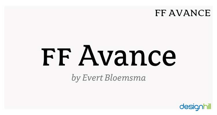 Logo con fuente FF Avance