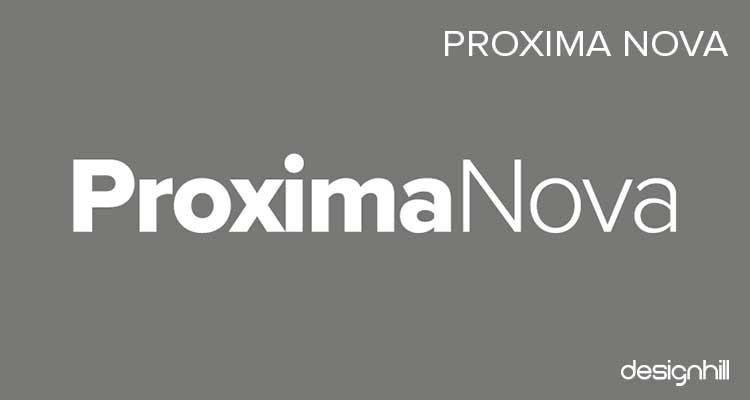 Logo con fuente Proxima Nova