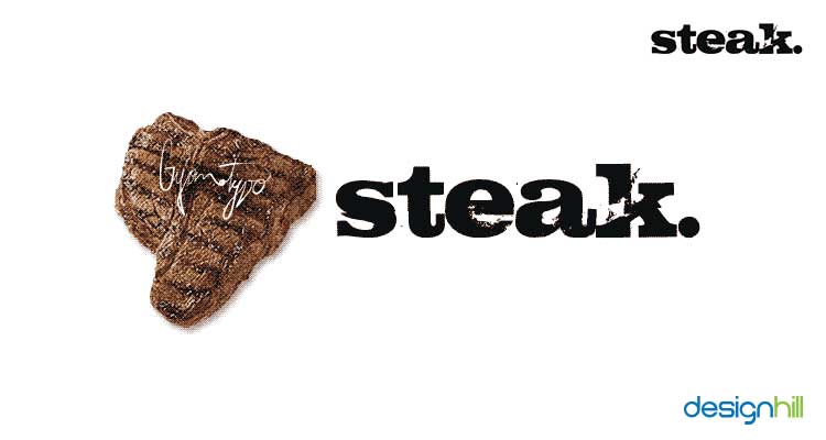 Logo con fuente Steak