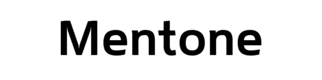 fuentes para logos Mentone