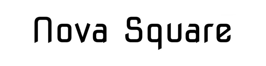 fuentes para logos Nova Square