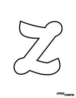 28 Letra Z grande para imprimir - Lemonada