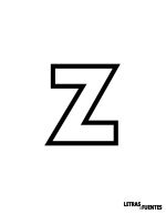28 Letra Z grande para imprimir en carteles - Sifonn